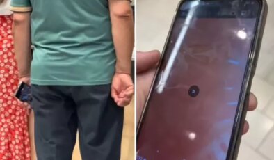 AVM’de etek altı görüntü çeken şahıs böyle yakalandı
