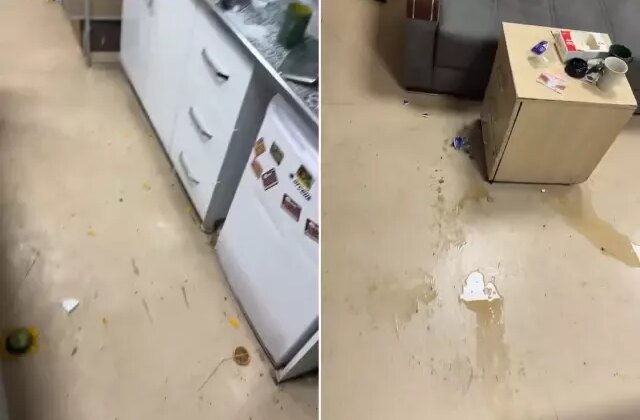 Baba ve oğlu doktoru tost makinesiyle darbetti
