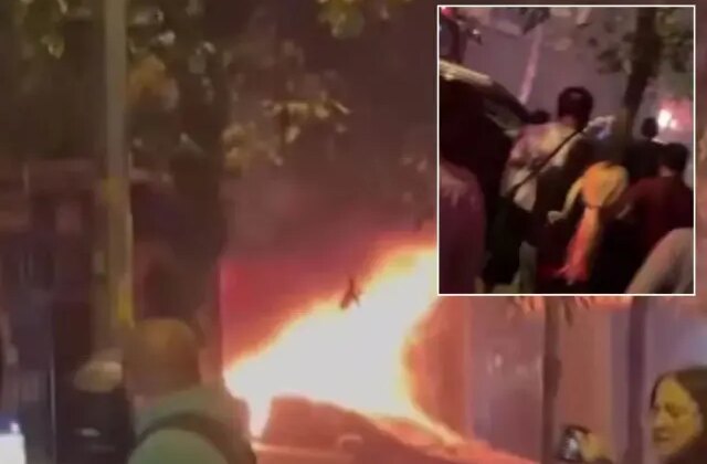 Bahçelievler korkutan anlar! Oto tamirhanede şiddetli patlama