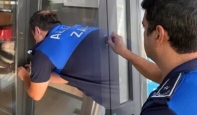 Belediye ekipleri iki zincir marketi mühürledi