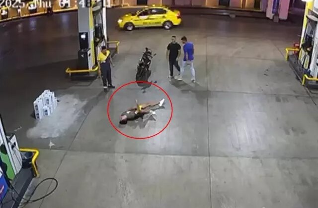 Benzin istasyonunda dehşet: Tek yumrukla hayatı karardı