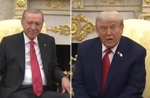 Cumhurbaşkanı Erdoğan’ı ağırlayan Trump’tan ilk sözler: Bu adama çok saygı duyuyorum
