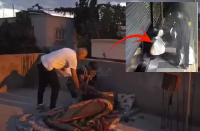 Bir çuval altın çalan zanlılardan biri, damda uyurken yakalandı