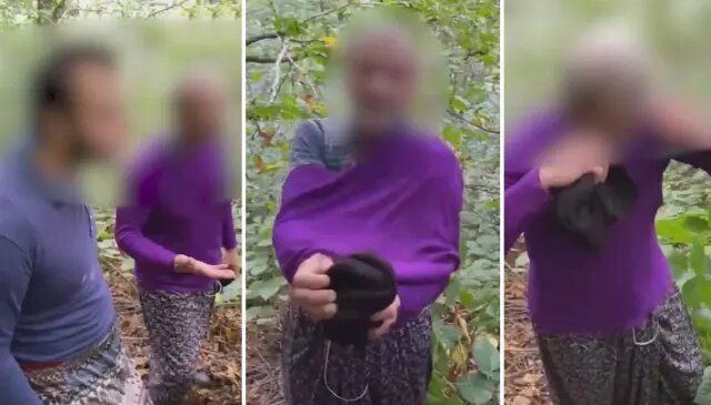 Bir ilimiz bu görüntüyü konuşuyor: Kadın kılığındaki baba-oğul suçüstü yakalandı