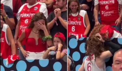 Cedi Osman ve Ebru Şahin’in duygusal anları kamerada