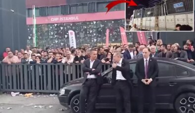 CHP İstanbul İl Binası önünde tansiyon yüksek! Yeni bariyerler getirildi