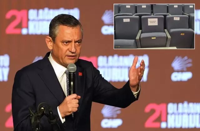 CHP’nin 22. Olağanüstü Kurultayı başladı! Tek aday Özgür Özel, Kılıçdaroğlu için koltuk ayrılmadı