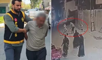 Çocukları sopayla döven adam itiraz üzerine yeniden gözaltına alınarak tutuklandı