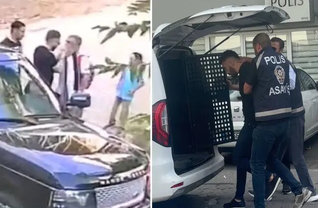 Çocuklarının gözü önünde babaya tokat atan saldırgan, aynı gün bakın ne yapmış