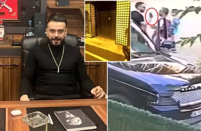 Çocuklarının yanında babaya tokat atan şahsın iş yeri kurşunlandı