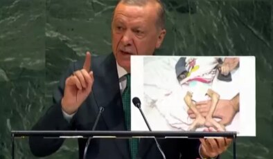 Cumhurbaşkanı Erdoğan’ın BM kürsüsünde gözlerinin dolduğu an: İçim yanıyor