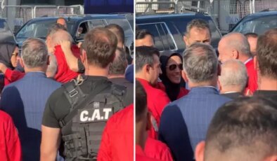 Cumhurbaşkanı Erdoğan’ın TEKNOFEST’i ziyaretine damga vuran görüntü