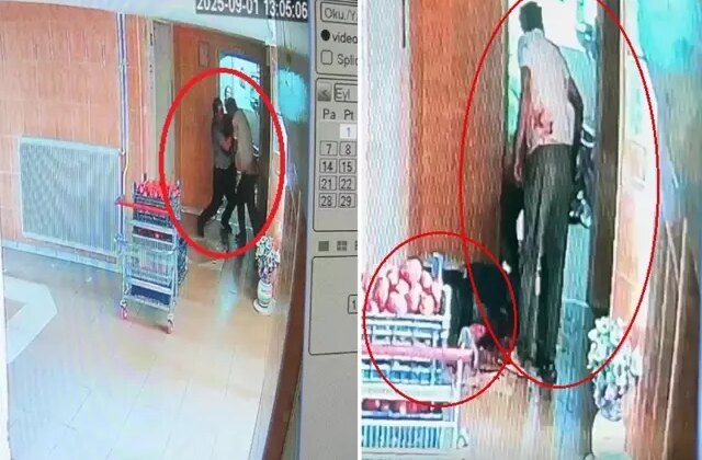 Dehşete düşüren görüntü: Talihsiz adam eşinin yanında öldürüldü