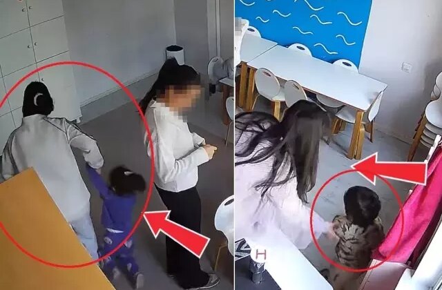 Kreşteki skandala bakanlık el attı! Öğretmenler görevden alındı