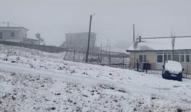 4 ilde kar yağışı! Etraf beyaza büründü
