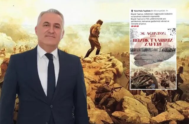 Emniyetin Atatürksüz 30 Ağustos paylaşımında yeni gelişme! Medya daire başkanı görevden alındı