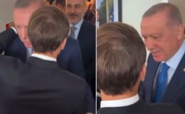 Erdoğan’dan Macron’a: İyiymiş, iyi olduğu zamanlar da oluyor demek ki