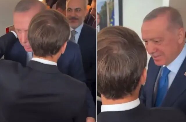 Erdoğan’dan Macron’a: İyiymiş, iyi olduğu zamanlar da oluyor demek ki