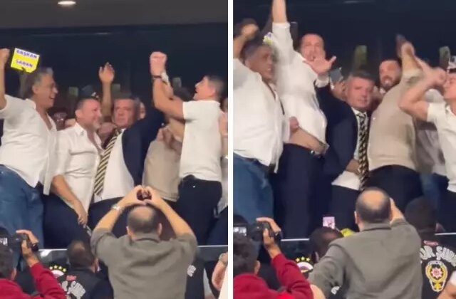 Büyük coşku! Fenerbahçe’nin yeni başkanı tribünde böyle karşılandı