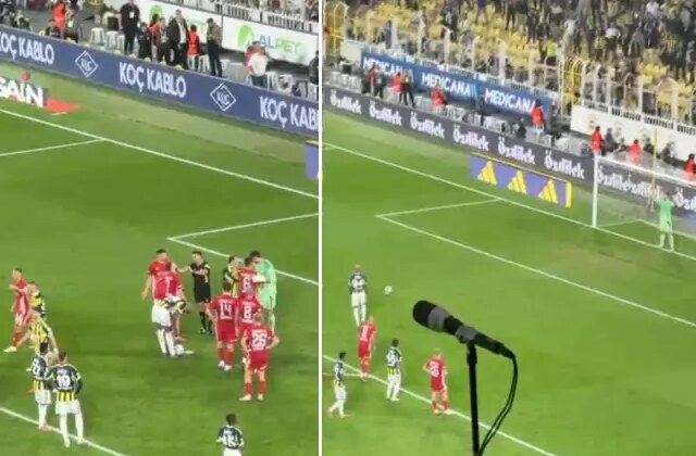 Fenerbahçe taraftarının çıldırdığı anlar! Futbolcular zor sakinleştirdi