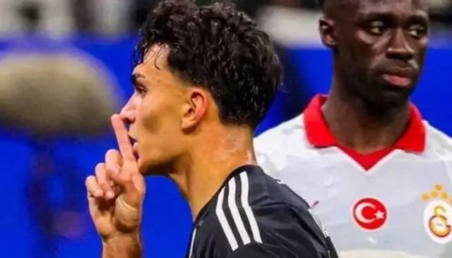 Galatasaray’a gol atan Can Uzun’dan ‘Sus’ işareti