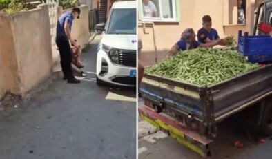 Gariban emekçiye bu yapılır mı? Feryatları bütün mahalleyi inletti