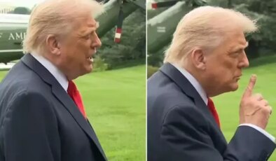 Gazetecinin sorusu Trump’ı küplere bindirdi: Bunu liderinize anlatacağım, sessiz olun
