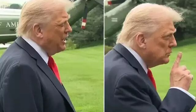 Gazetecinin sorusu Trump’ı küplere bindirdi: Bunu liderinize anlatacağım, sessiz olun