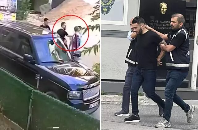 Gebze’de çocuklarının yanında babaya tokat atan sürücü tutuklandı