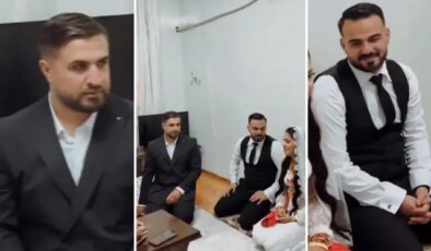 Gelinin mehir isteği sonrası damadın boynu büküldü