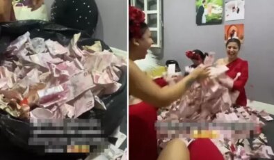 Genç kızların topladıkları bahşişe bakın! Yaptıkları iş bomba
