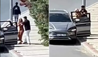 Güpegündüz kadını zorla araca bindirip kaçırdı
