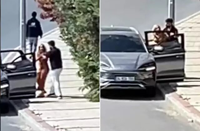 Güpegündüz kadını zorla araca bindirip kaçırdı