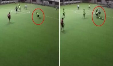 Halı sahada futbol oynayan polis memuru kalp krizi geçirip hayatını kaybetti