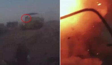Hamas’tan İsrail ordusuna kanlı pusu! Tankı böyle imha ettiler