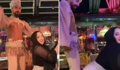 Hiçbir şeye saygıları kalmadı! Eğlence mekanında mide bulandıran görüntüler