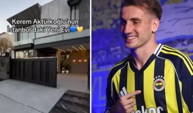 İçinde yok yok! İşte Kerem Aktürkoğlu’nun yeni evi