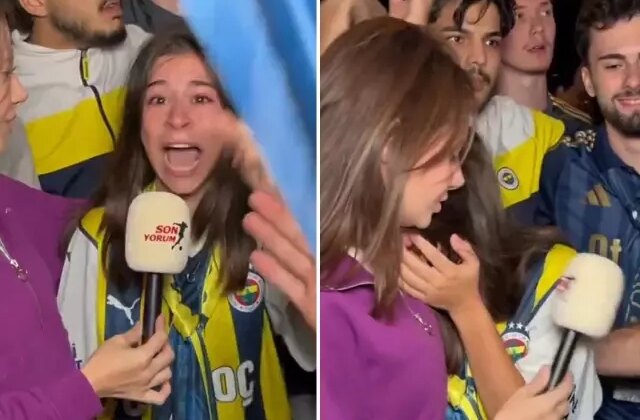İlk kez Kadıköy’de maç izlemeye gelen miniğin gözyaşları