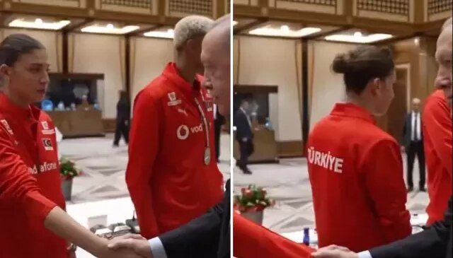 İlkin Aydın’ın Cumhurbaşkanı Erdoğan’ı ziyaretindeki tavırları izleyenleri ikiye böldü