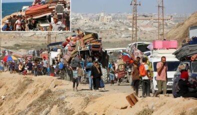İsrail patlayıcı yüklü tırları Gazze’ye soktu, kentten göç edenlerin sayısı gitgide artıyor