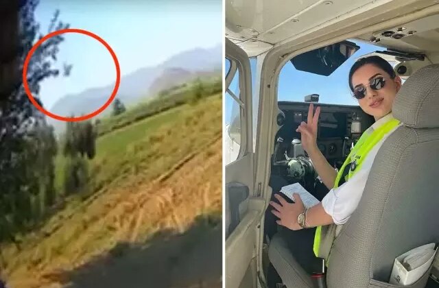 İzmir’deki uçak kazasının görüntüleri ortaya çıktı