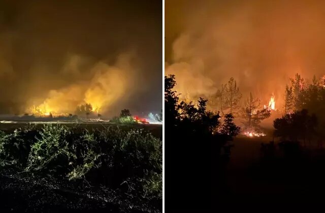 Alevlerin sardığı Kastamonu’dan gelen görüntüler iç açıcı değil