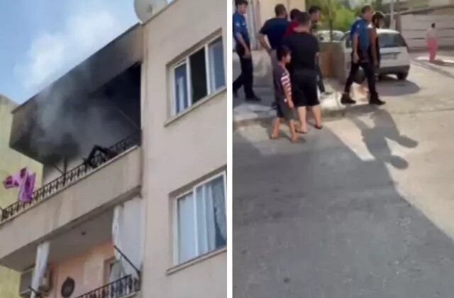 Kiracı dehşeti! Evi ateşe verip, eşyaları sokağa attı; linçten son anda kurtuldu