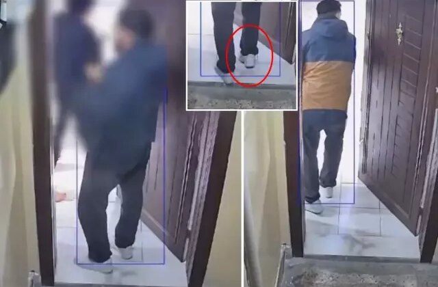 Kurye yemek siparişini getirdiği kadın müşterinin evine girmeye çalıştı