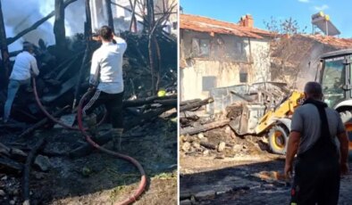 Kütahya’da otomobilde patlama: 3 ev küle döndü