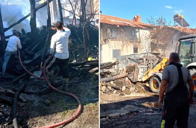 Kütahya’da otomobilde patlama: 3 ev küle döndü