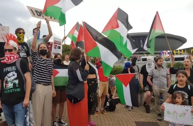 Maç öncesi protesto! Polonyalılar, İsrail marşını yuhaladı