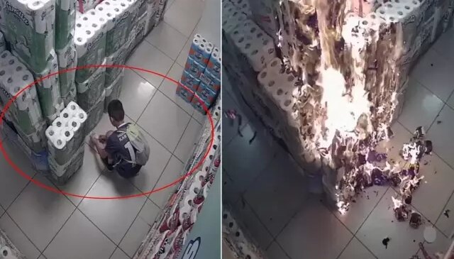 Marketteki kağıt havluları tutuşturan 10 yaşındaki çocuk hakkında karar verildi