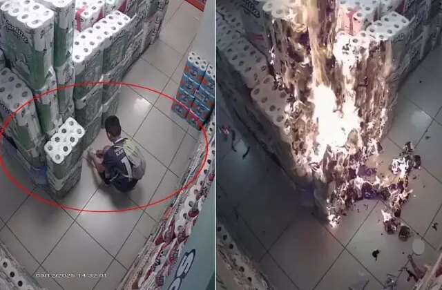Marketteki kağıt havluları tutuşturan 10 yaşındaki çocuk hakkında karar verildi