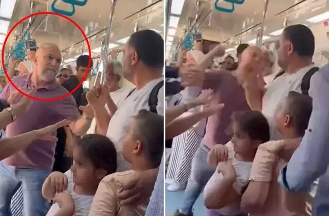 Marmaray’da çocuklarının yanında babaya yumruk atan şahsın cezası belli oldu